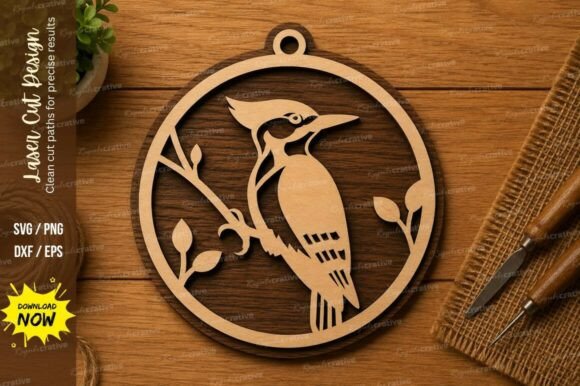 Bird Ornament SVG Nature Circle Laser: A Creative and Practical Design Solution