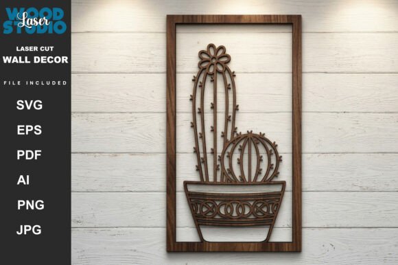 Evaluating Cactus Wall Decor Laser Cut SVG Files for Precision Crafting