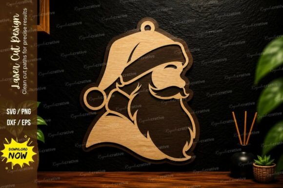 Mastering Your Holiday Crafts with a Minimal Santa Claus Laser Cut SVG Design