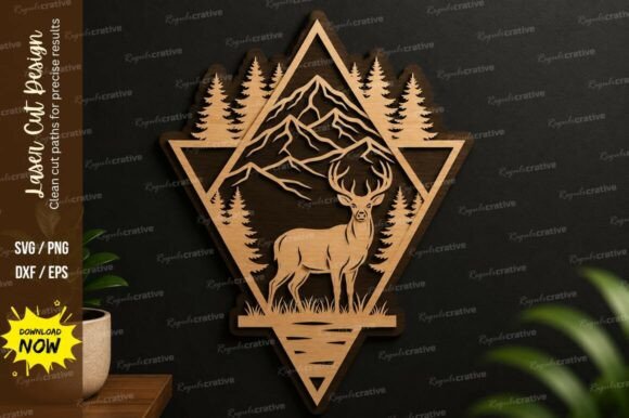 Practical Evaluation of the Deer Mountain Laser Cut SVG Design Set