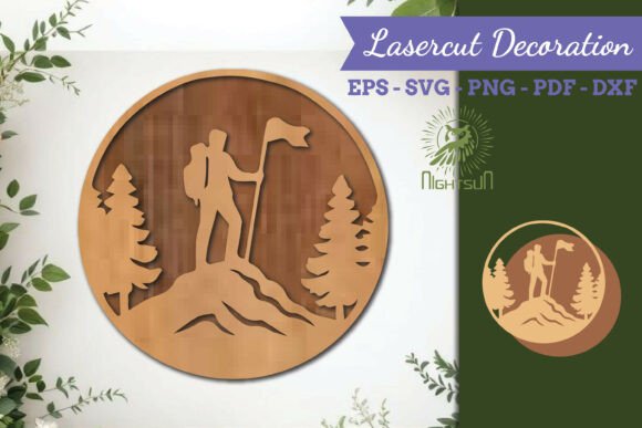 Transforming Spaces with Adventure Round Lasercut Wall Decor SVG