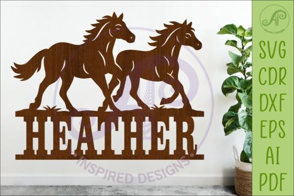 Unlocking Creativity: The Ultimate Guide to Running Horse Name Sign SVG Files for Laser Cutting
