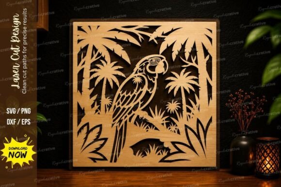 Unlocking Creativity: The Ultimate Guide to Tropical Bird Frame Laser Cut SVG Designs