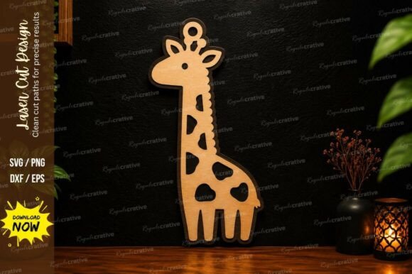 Unlocking Creativity with a Cute Giraffe Laser Cut SVG Design
