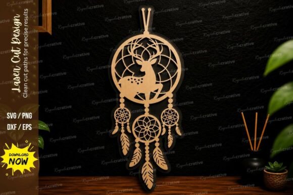 Unlocking Creativity with the Dreamcatcher Moon Ornament Laser Cut SVG