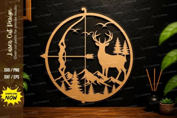 Unlocking Precision in DIY: The Power of the Deer Compass Forest Laser Cut SVG Design
